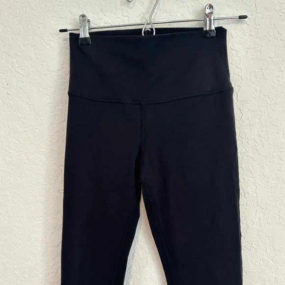 ALO Yoga Black Flared Yoga Pants - Picture 2 of 4